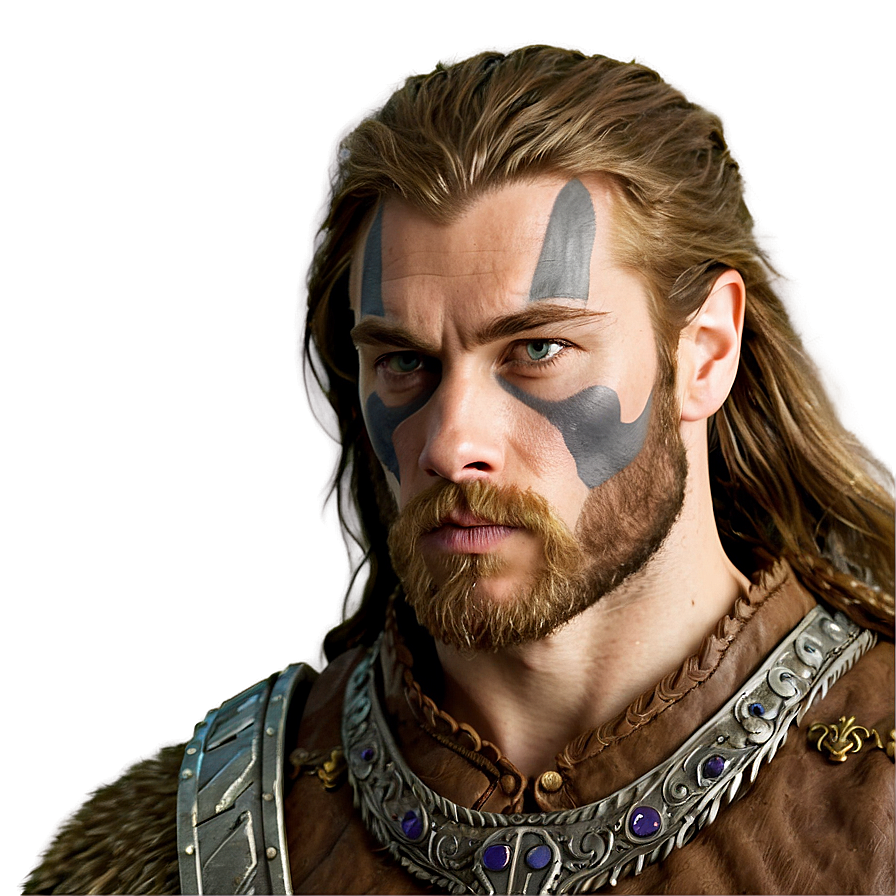 Brown Hair Viking Warrior Png 3