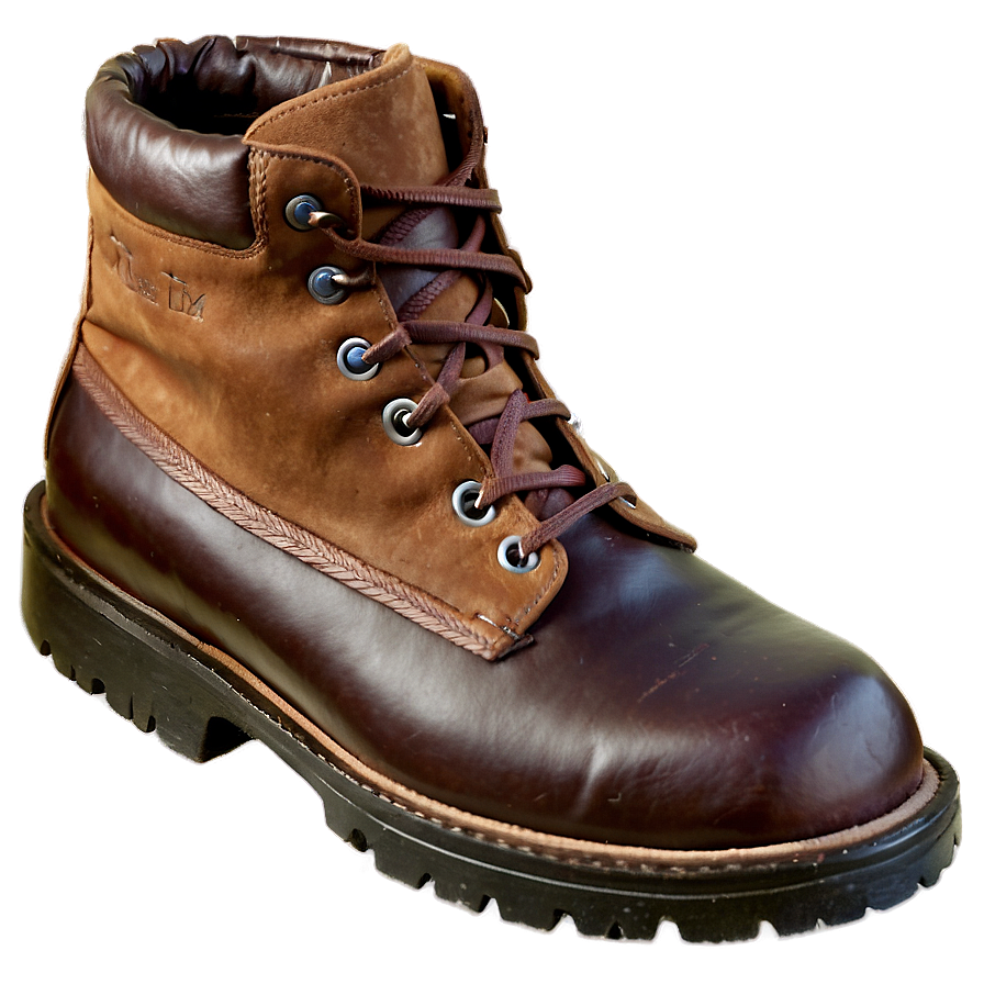 Brown Hiking Boots Png 2