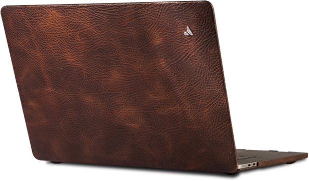 Brown Leather Covered Macbook