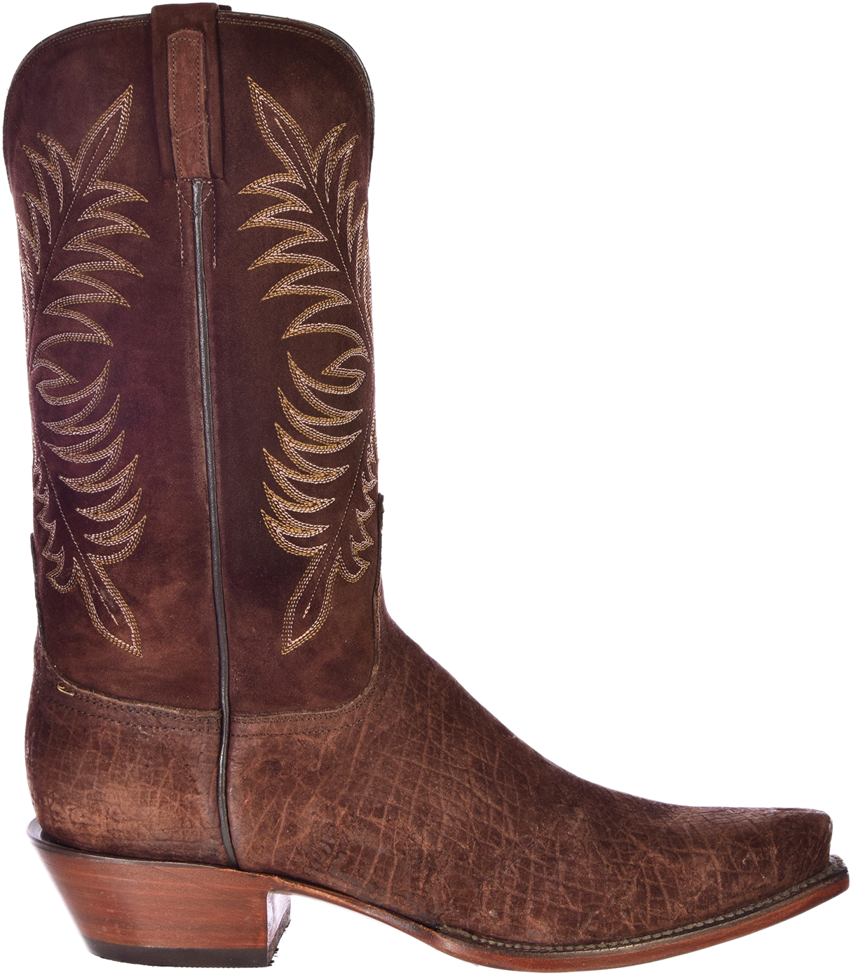 Brown Leather Cowboy Boot