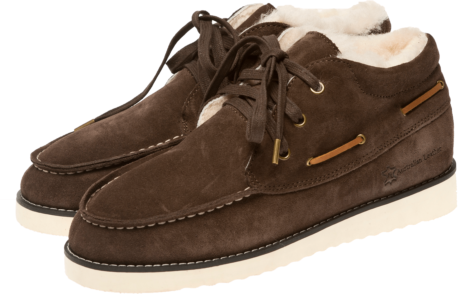 Brown Leather Sneakers Winter Style