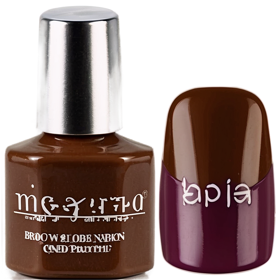 Brown Nail Polish Png 42