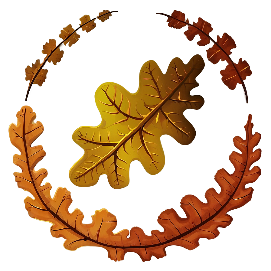 Brown Oak Leaf Fall Png 05252024