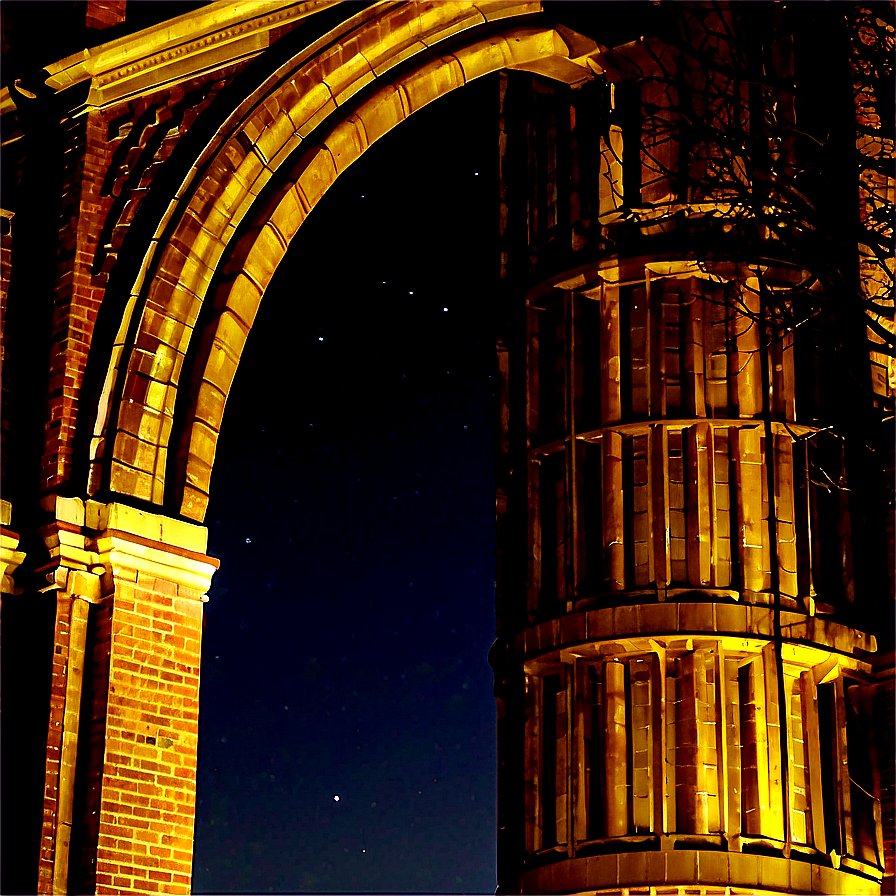 Brown University Night View Png Reh