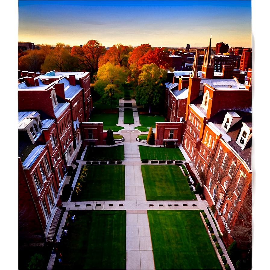 Brown University Quad Aerial View Png 68