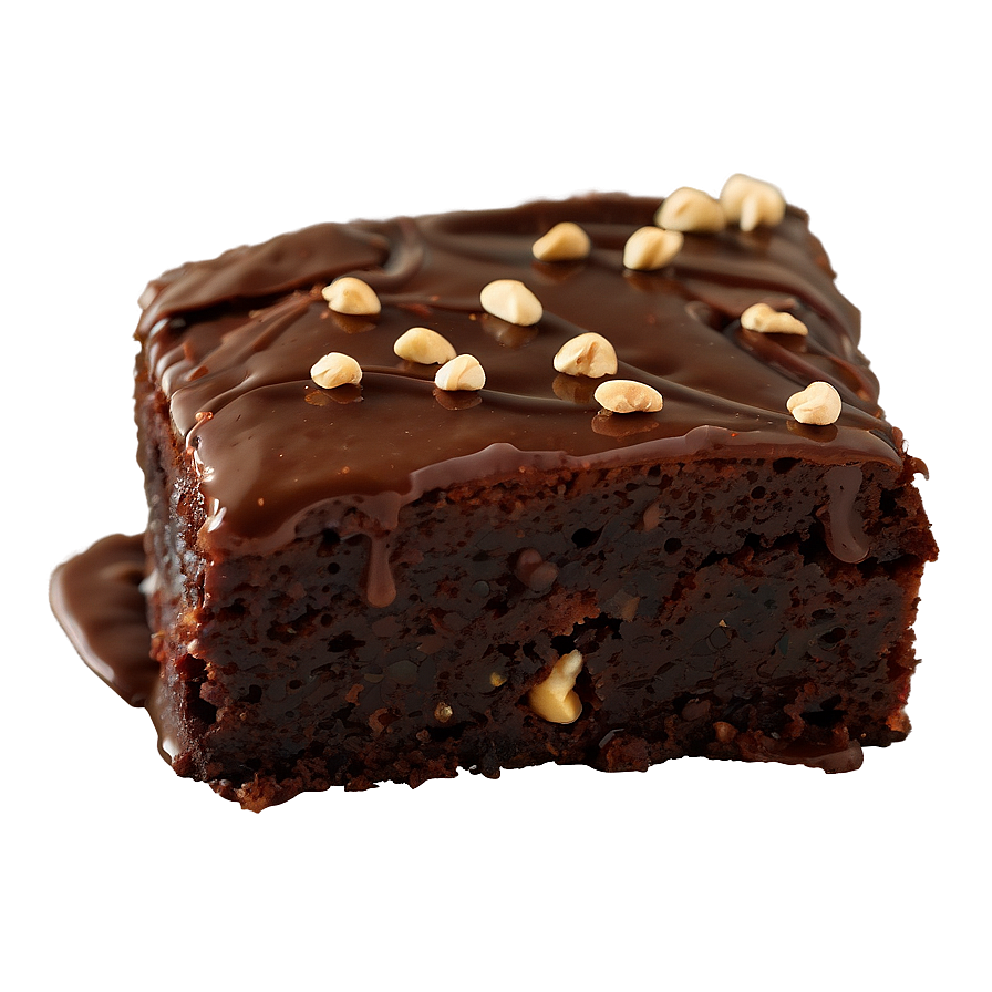 Brownie With Hazelnut Spread Png 56