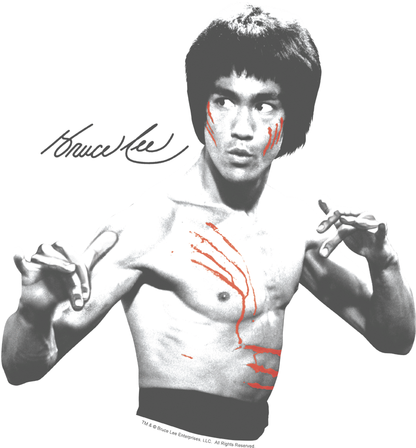 Bruce Lee Iconic Pose