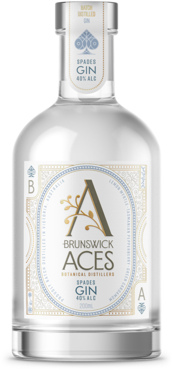 Brunswick Aces Spades Gin Bottle