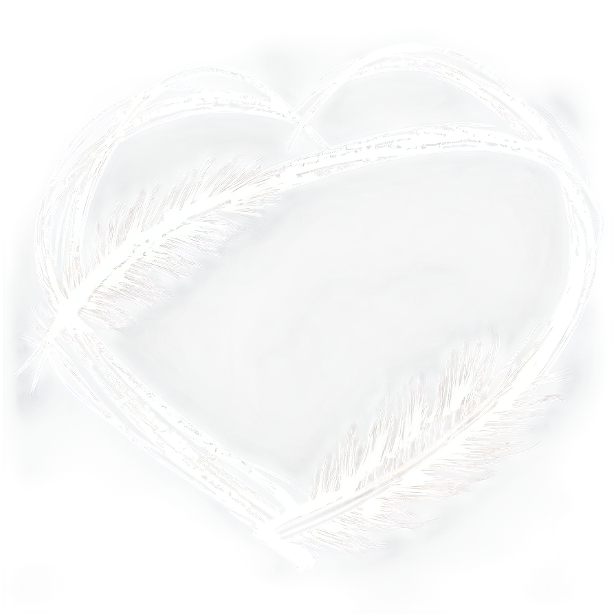 Brush Stroke Heart Outline Png Ywq