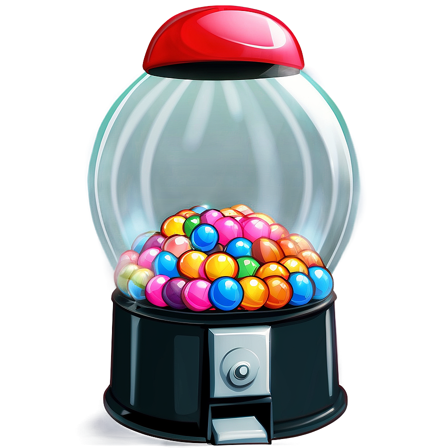 Bubble Gum Machine Png 06292024