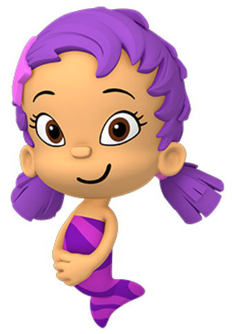 Bubble Guppies Character Purple Hair