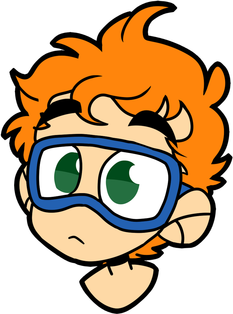Bubble Guppy Orange Hair Goggles
