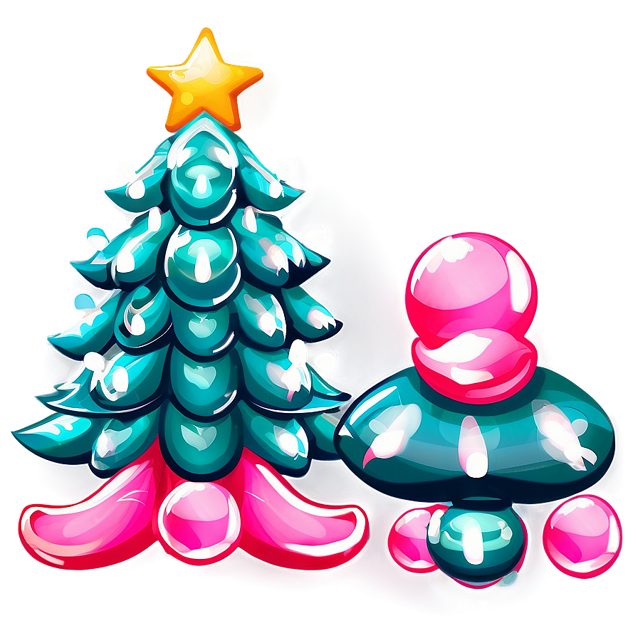 Bubblegum Pink Christmas Tree Png Ycx1