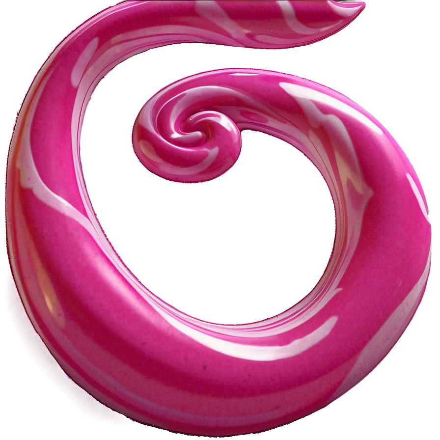 Bubblegum Pink Swirl Png 66