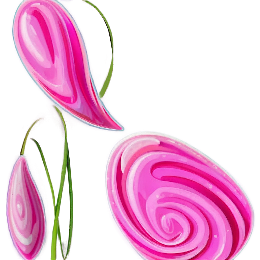 Bubblegum Pink Swirl Png Acj