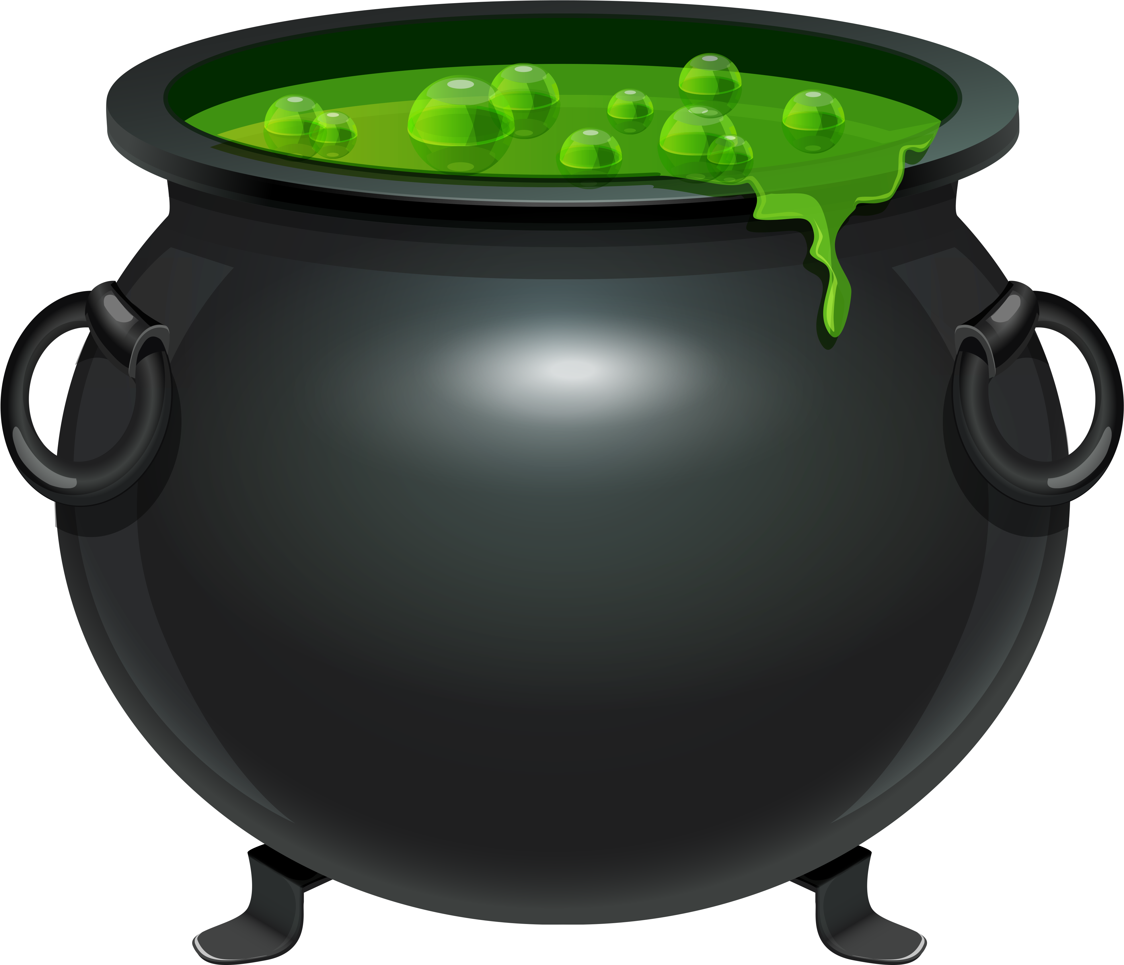 Bubbling Witchs Cauldron Clipart