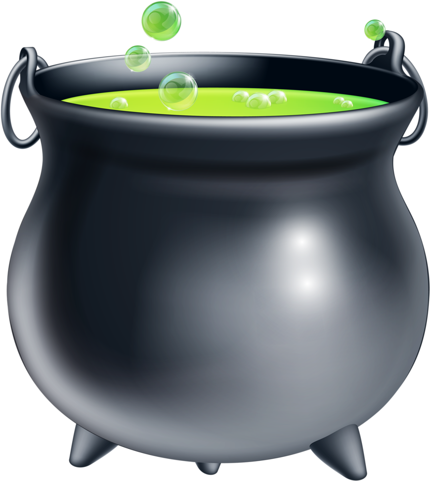 Bubbling Witchs Cauldron Clipart