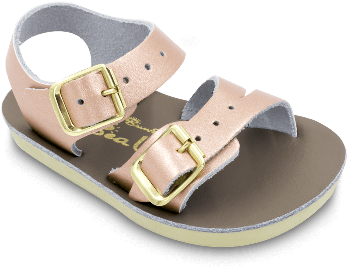 Buckled Pink Sandal Isolated