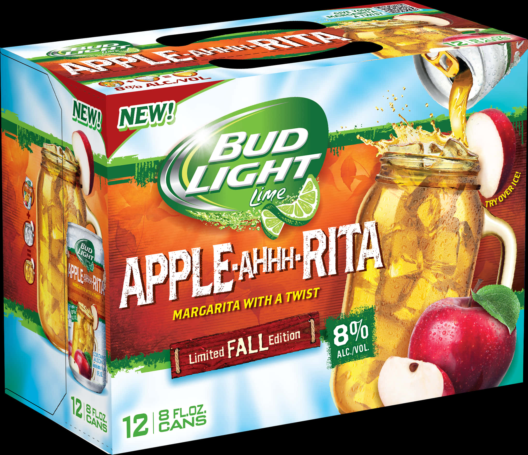 Bud Light Apple Ahhh Rita Fall Edition Packaging