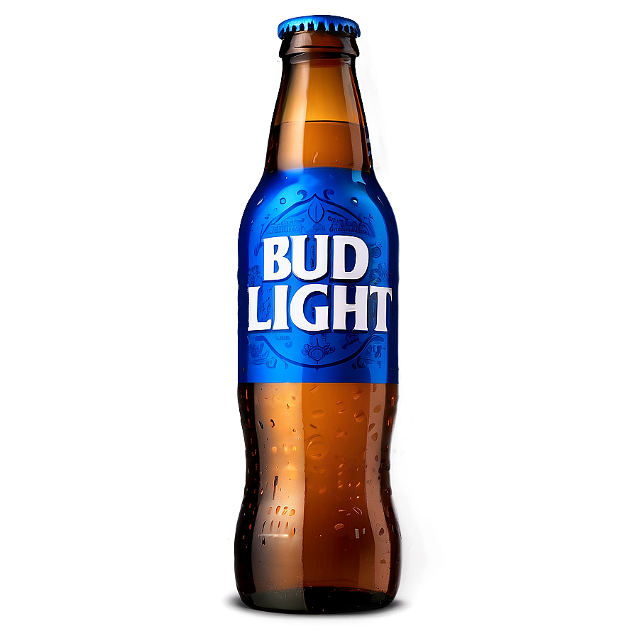 Bud Light Beer Bottle Mockup Png Yqt22