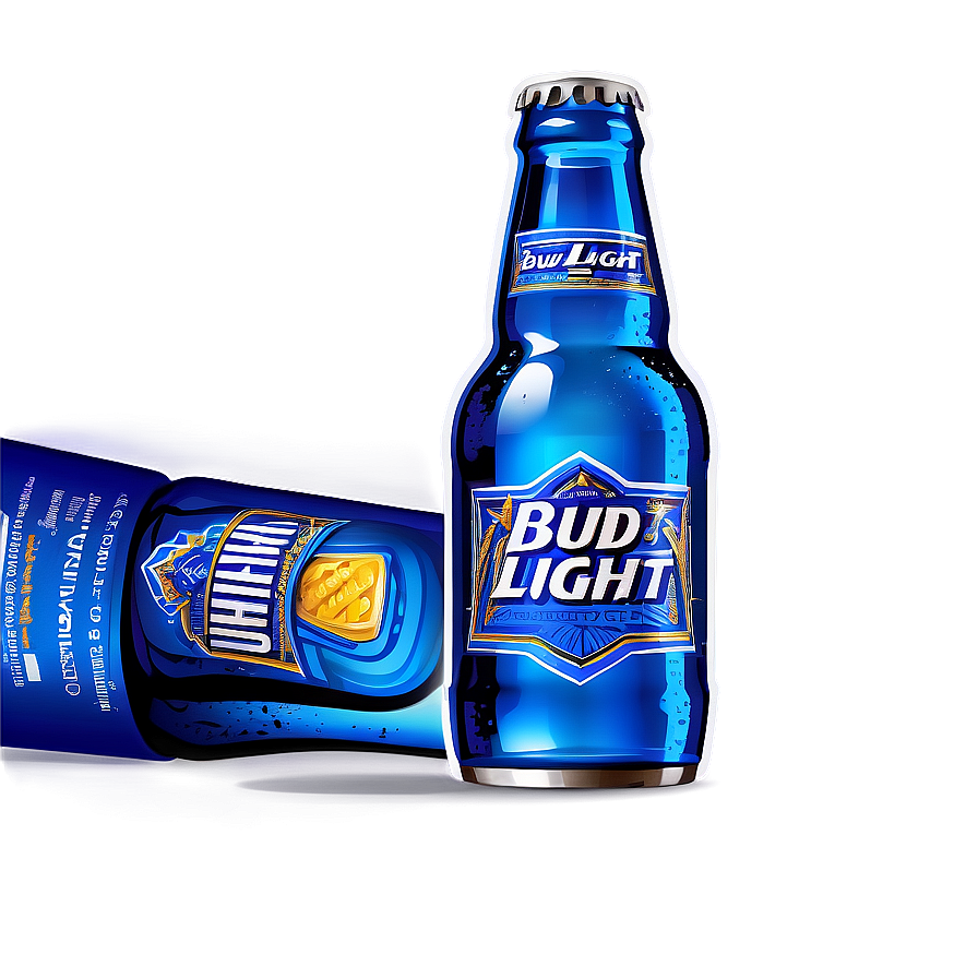 Bud Light Bottle Vector Png 53