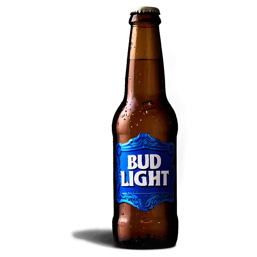 Bud Light Bottle With Shadow Png 69