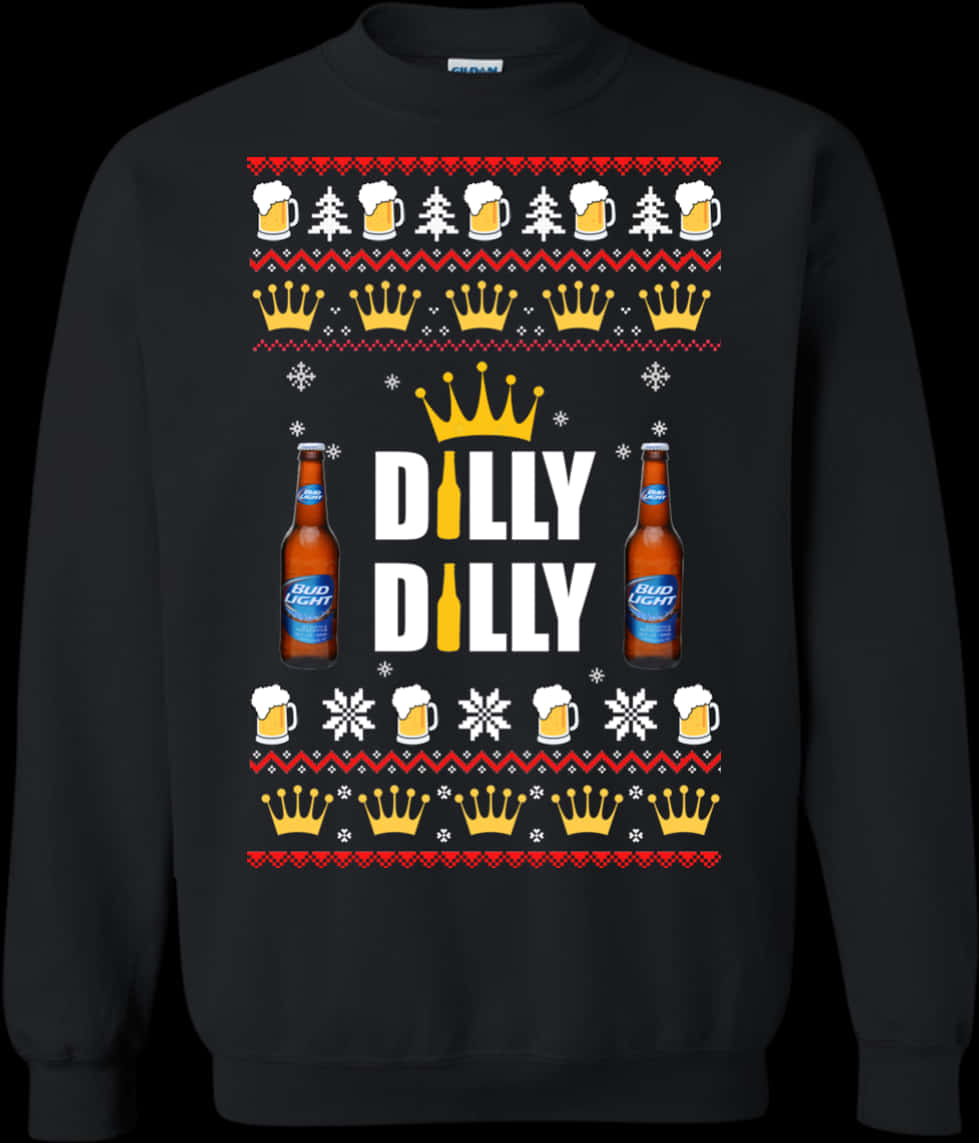 Bud Light Dilly Dilly Holiday Sweater