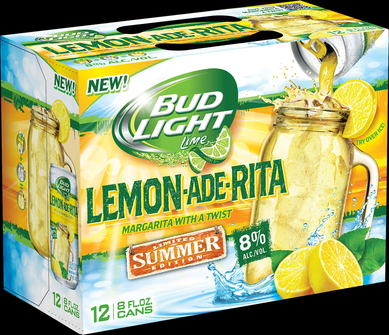 Bud Light Lemon Ade Rita Summer Edition Packaging