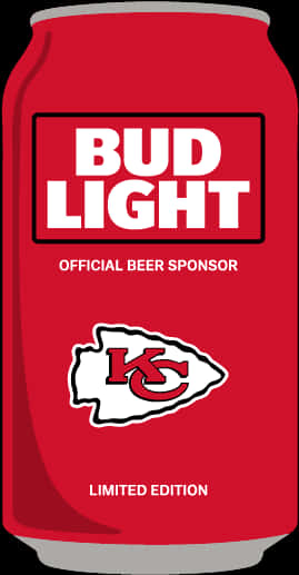 Bud Light Limited Edition Kansas City Sponsor Can