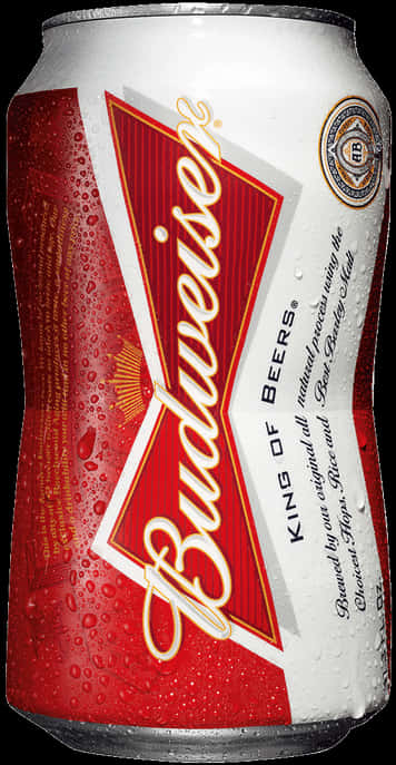 Budweiser Beer Canwith Condensation