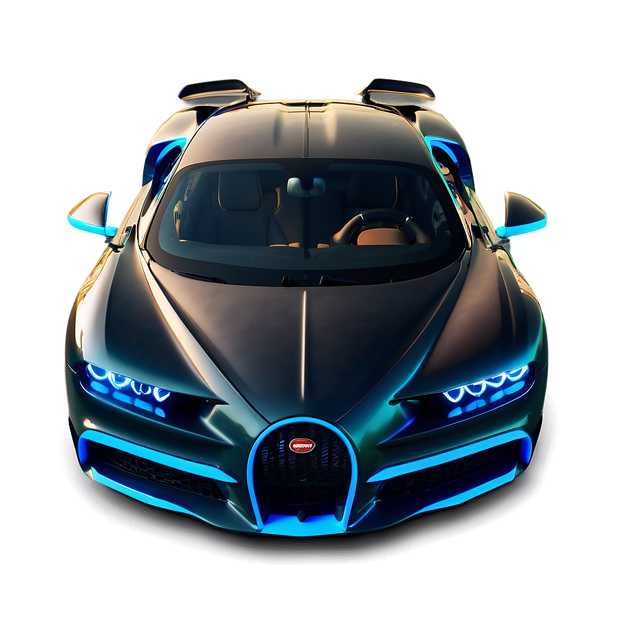 Bugatti Chiron Neon Lights Png Qxa