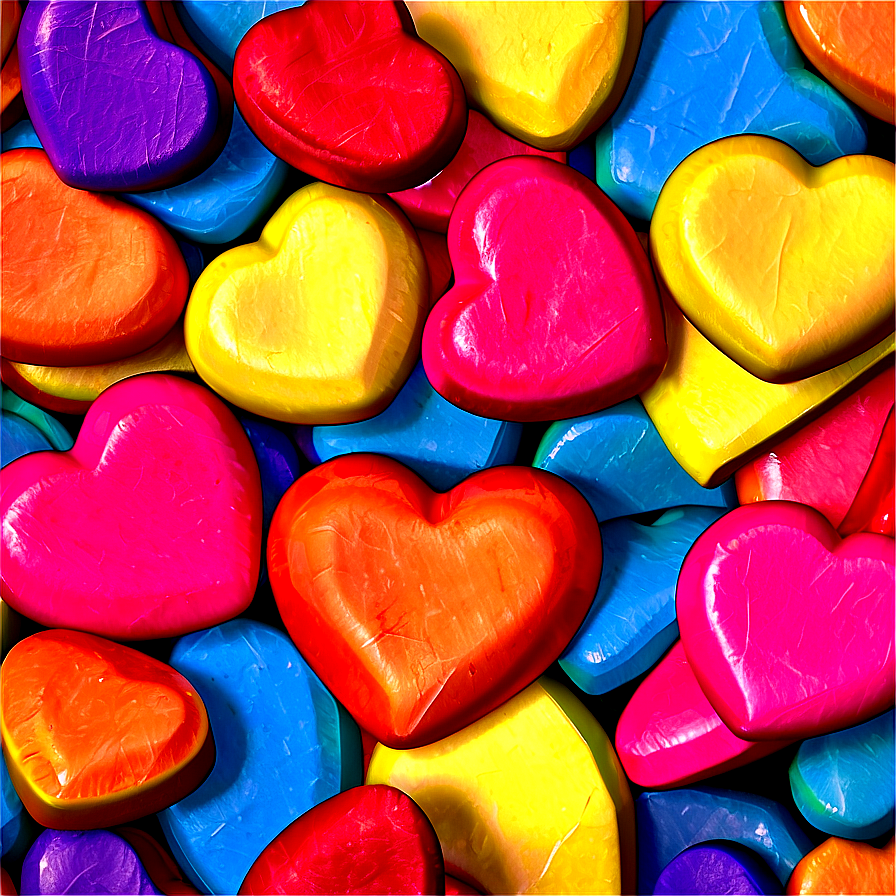 Bulk Candy Hearts Png 06212024