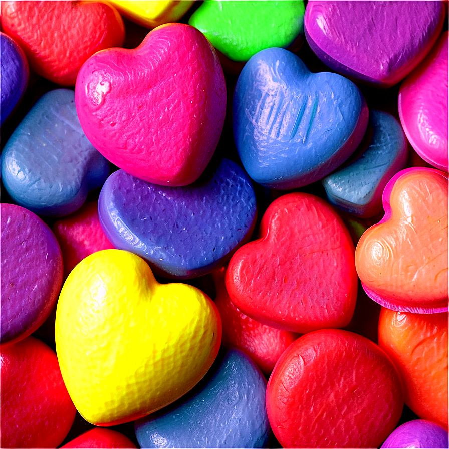 Bulk Candy Hearts Png 06212024