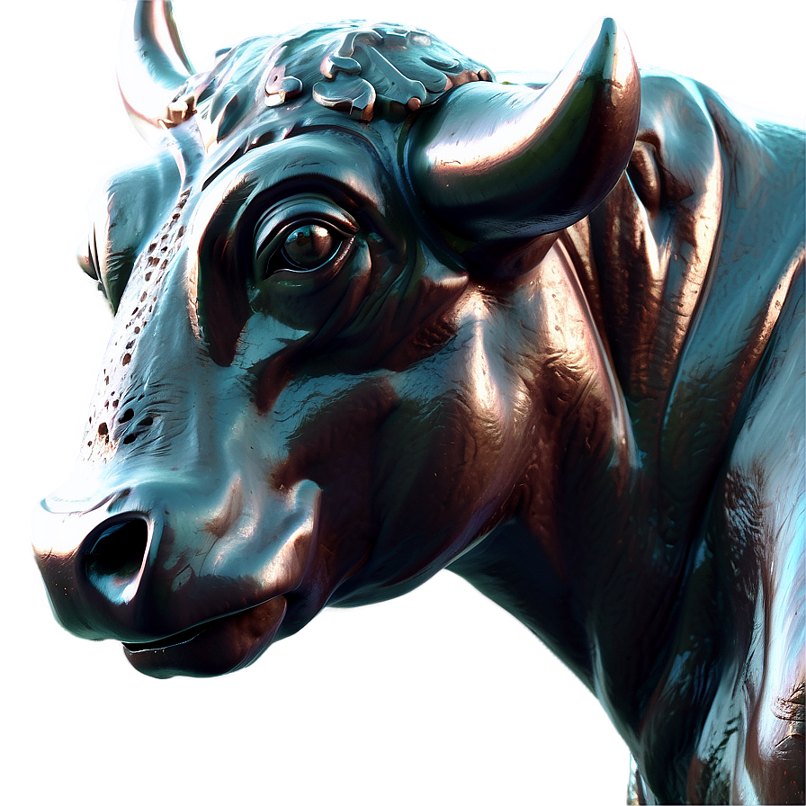 Bull Head Engraving Png Pfi41