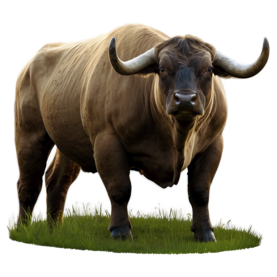 Bull In Field Png Crh83