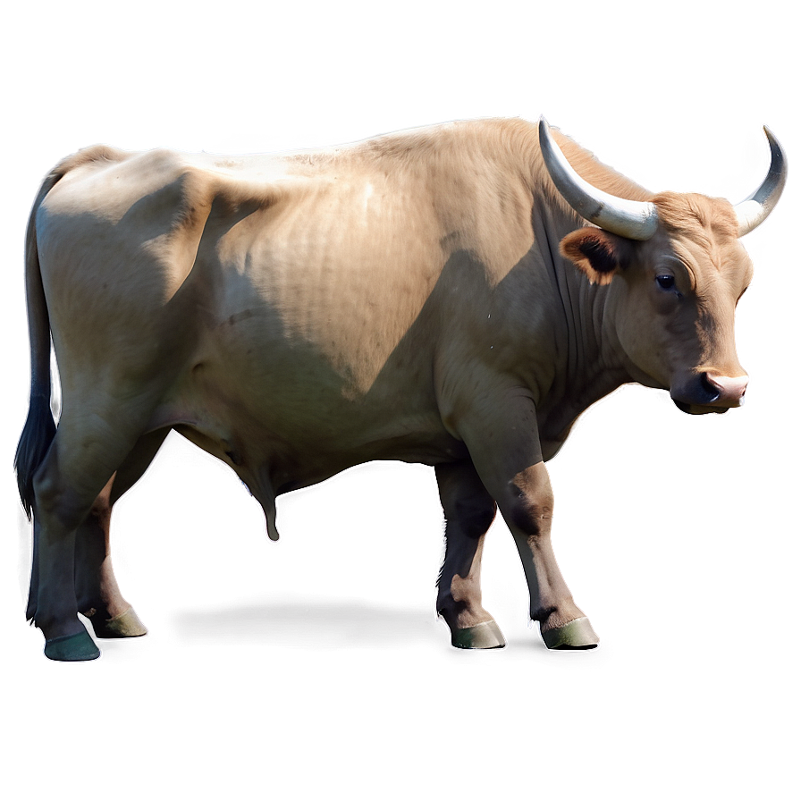 Bull In Nature Scene Png 05242024