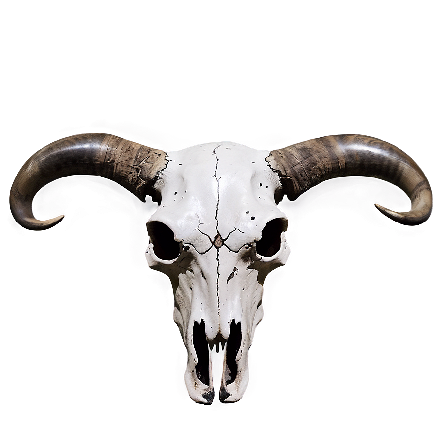 Bull Skull And Full Moon Png 06122024