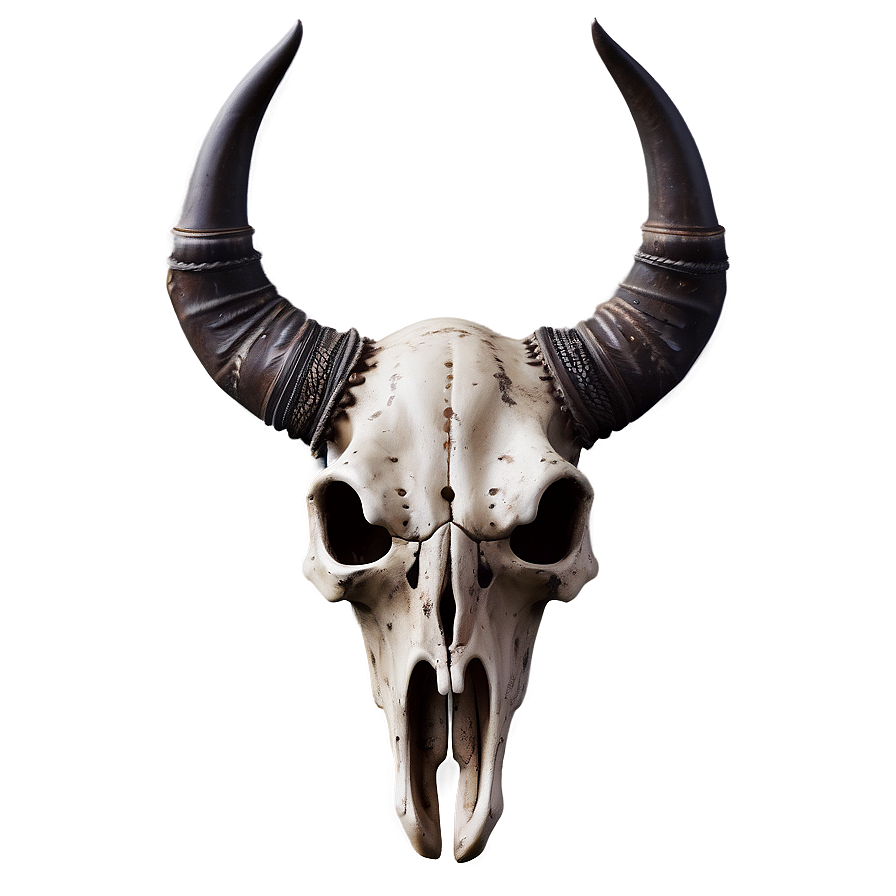 Bull Skull In Gothic Style Png 06122024