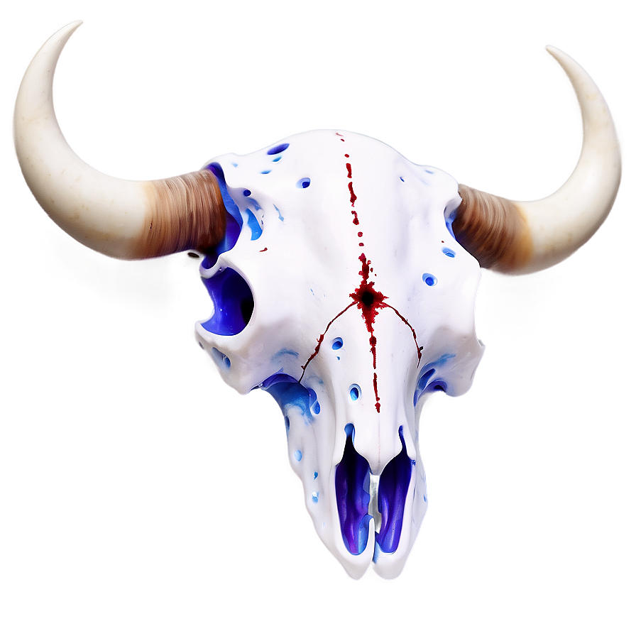 Bull Skull In Space Theme Png 06122024