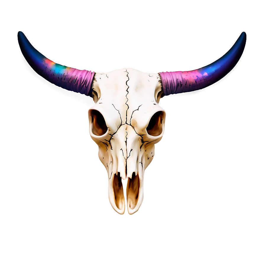 Bull Skull In Space Theme Png Lco