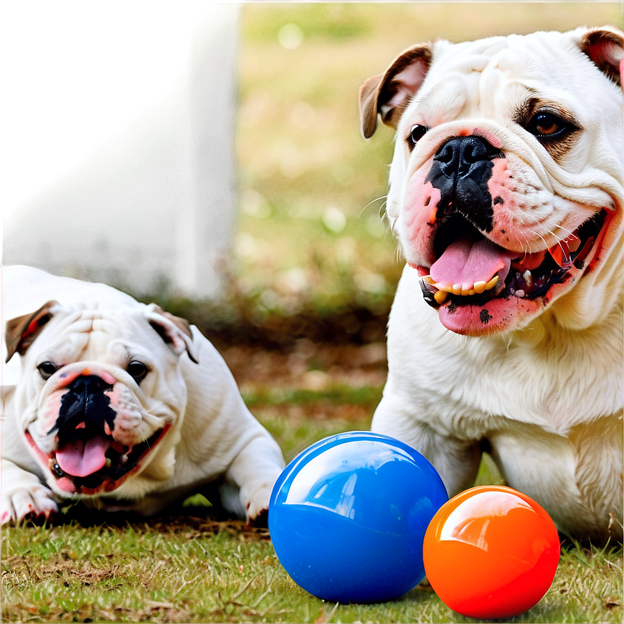 Bulldogs And Their Toys Png Ywh41