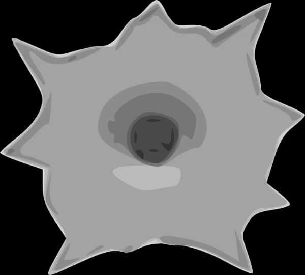 Bullet Hole Graphic Illustration