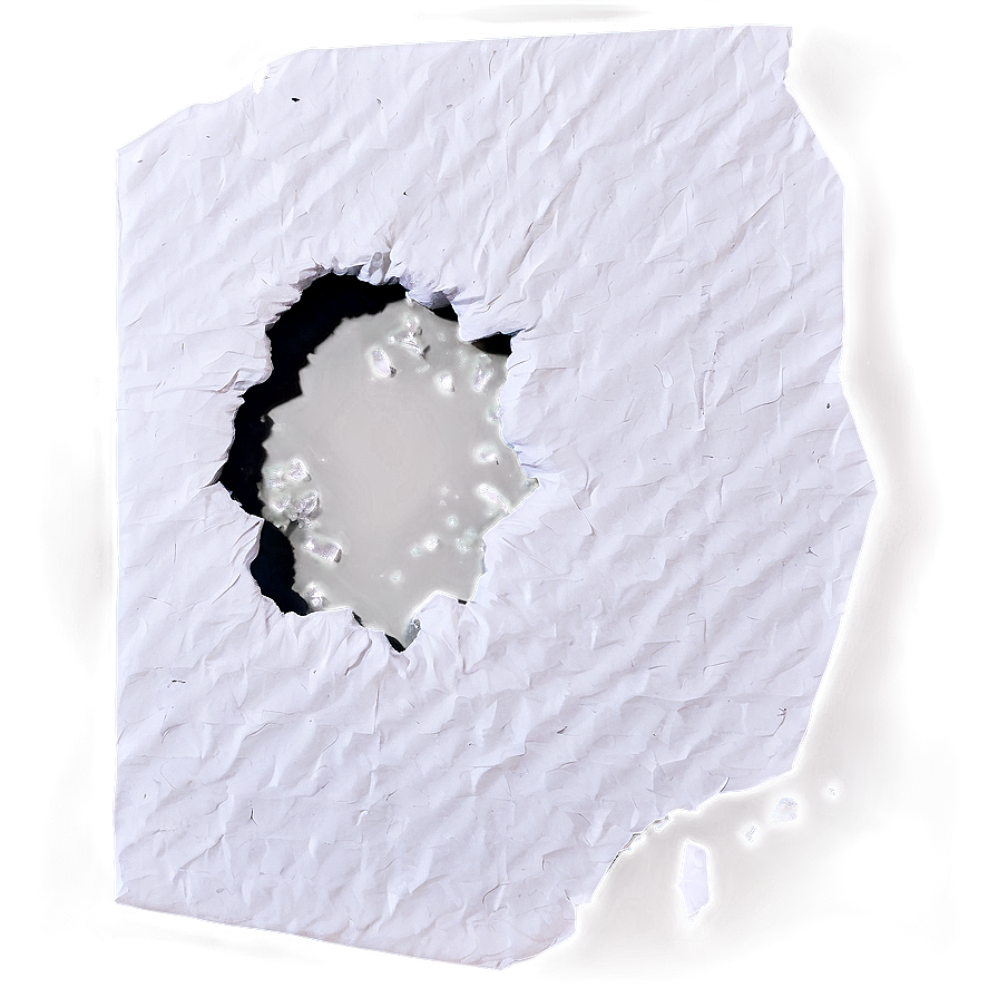 Bullet Hole Through Paper Png Yqa99
