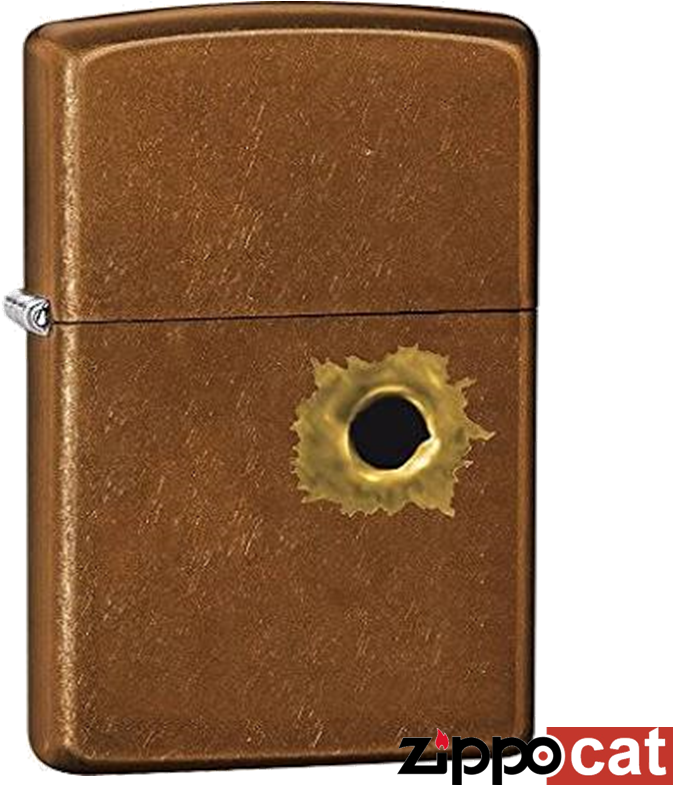 Bullet Hole Zippo Lighter