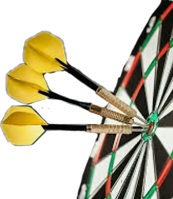 Bullseye Darts Perfect Throw