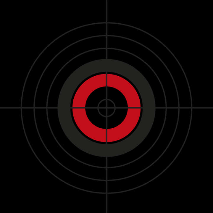 Bullseye Targetwith Crosshairs