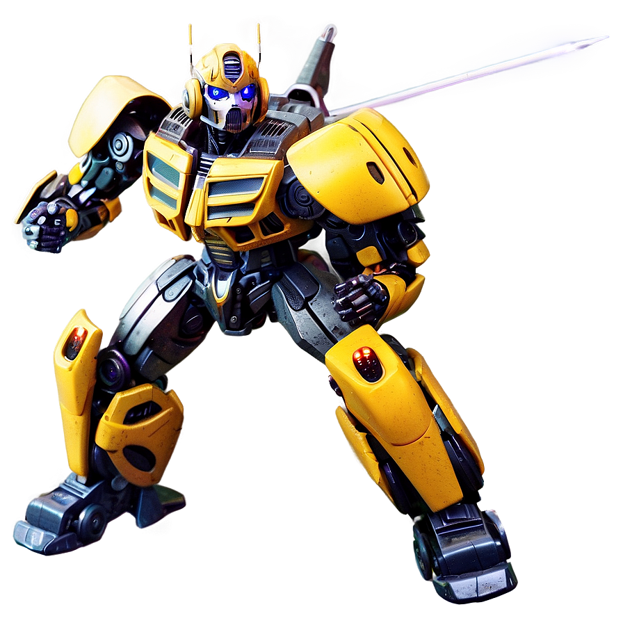 Bumblebee Transformer In Action Png Heo