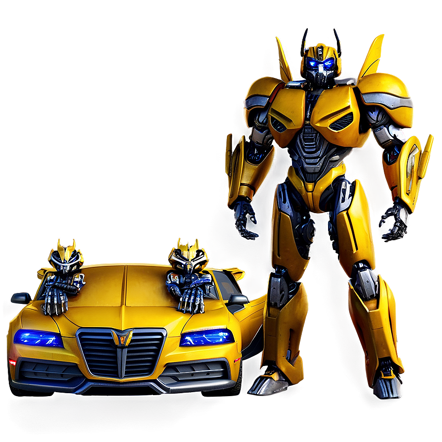 Bumblebee With Transformers Team Png Pnw