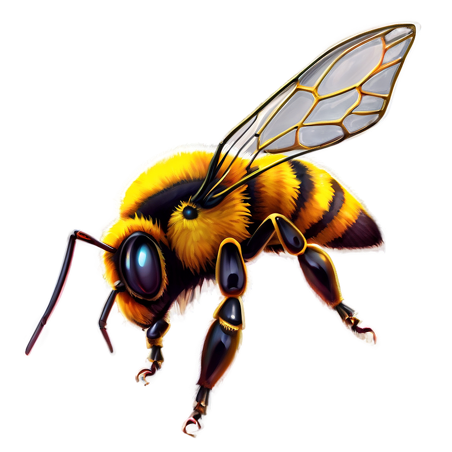 Bumblebee With Wings Spread Png 05252024