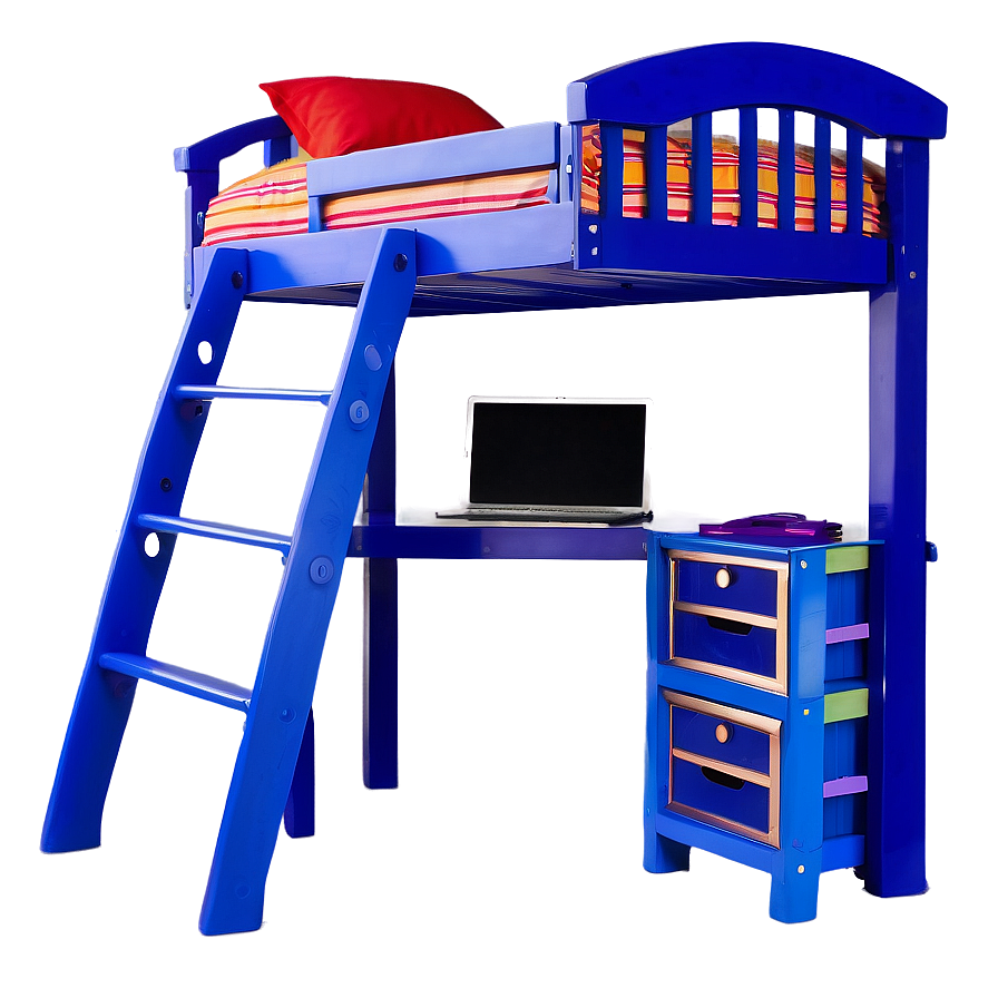 Bunk Bed With Desk Png 06132024